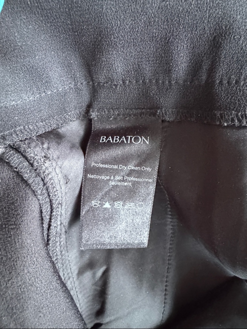 Babaton Black Pleated Trousers - Picture 6 of 7
